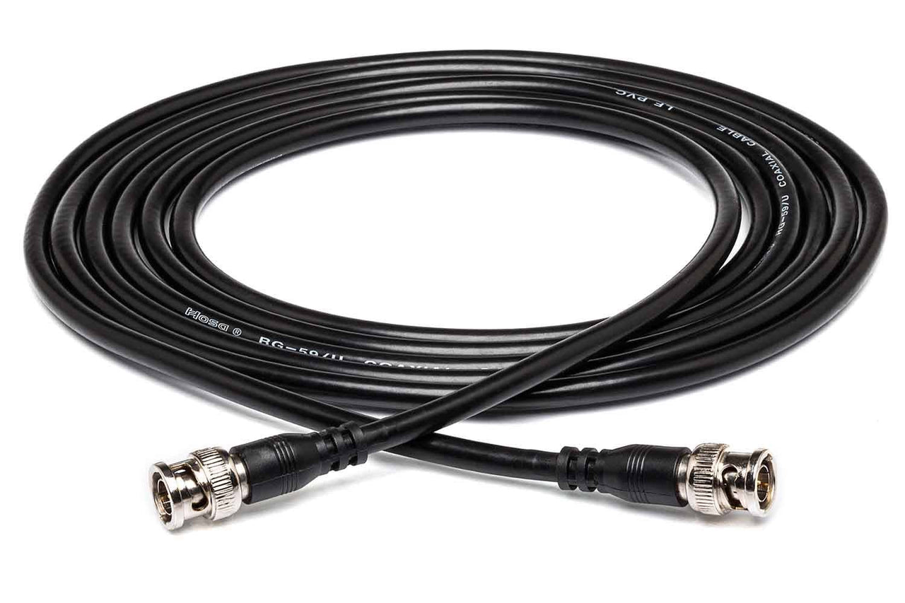 Hosa 75-Ohm Coax Cable BNC to Same