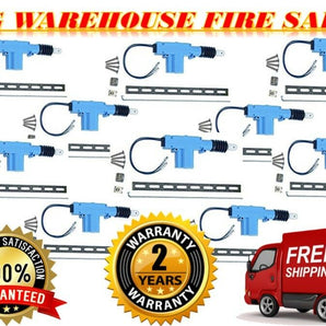 10 Universal Power Door Lock 2 Wire Actuator Motor Kit BDLA-10 with warranty and free shipping.