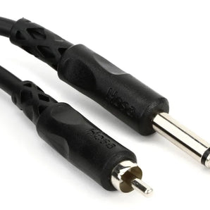Hosa CPR-105 Interconnect Cable 1/4-inch TS Male to RCA Male 5 foot