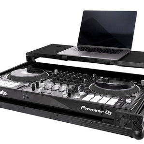 Headliner HL10012 Pitch Black Flight Case for DDJ-FLX10 with Laptop Platform