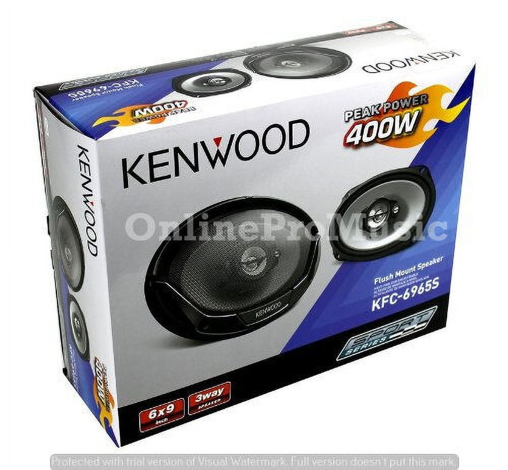 2 Pair Kenwood KFC-6965S 6x9" 400 Watt 4 ohm Sport Series 3-Way 4 Speakers