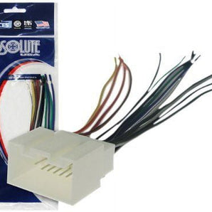 Absolute H598/1771 Radio Wiring Harness Fit Ford/Lincoln Mercuy 1998-2010 Power 4 Speaker (70-1771, FWH-598)