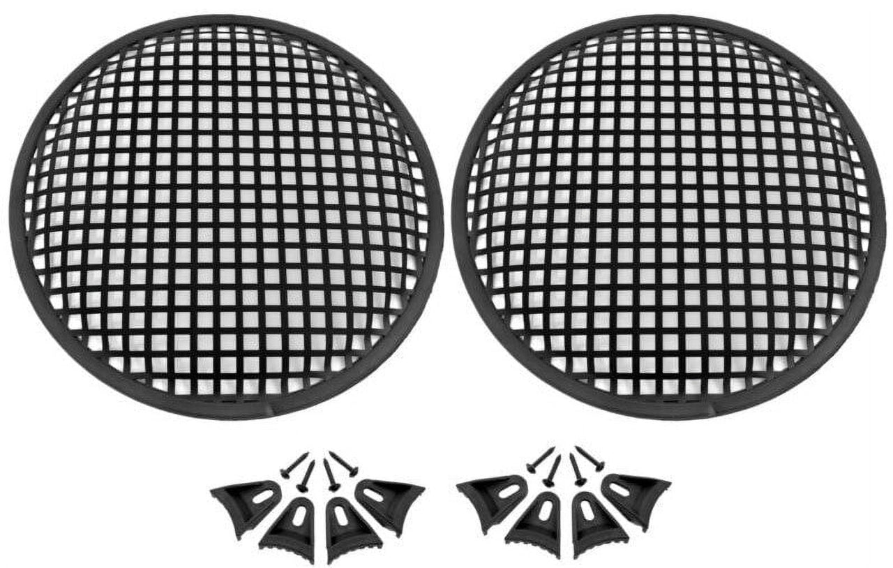 1 Pair 15" Subwoofer Mid Range Metal Mesh Waffle Speaker Grill DJ PA Car Audio1 Pair 15" Subwoofer Mid Range Metal Mesh Waffle Speaker Grill DJ PA Car Audio