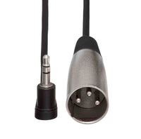 Thumbnail for Hosa XVM-115M, XLR Male to Right Angle 3.5mm TRS Male Microphone Cable - 15 Feet