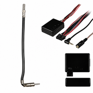 Metra Axxess ASWC-1 Universal Steering Wheel Control Interface & 40-CR10 Chrysler 2001-Up Car Antenna Adapter