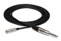 Thumbnail for Hosa HXMS-025, 3.5mm Female to 1/4-Inch Male Pro Headphone Adaptor Cable - 25 Feet