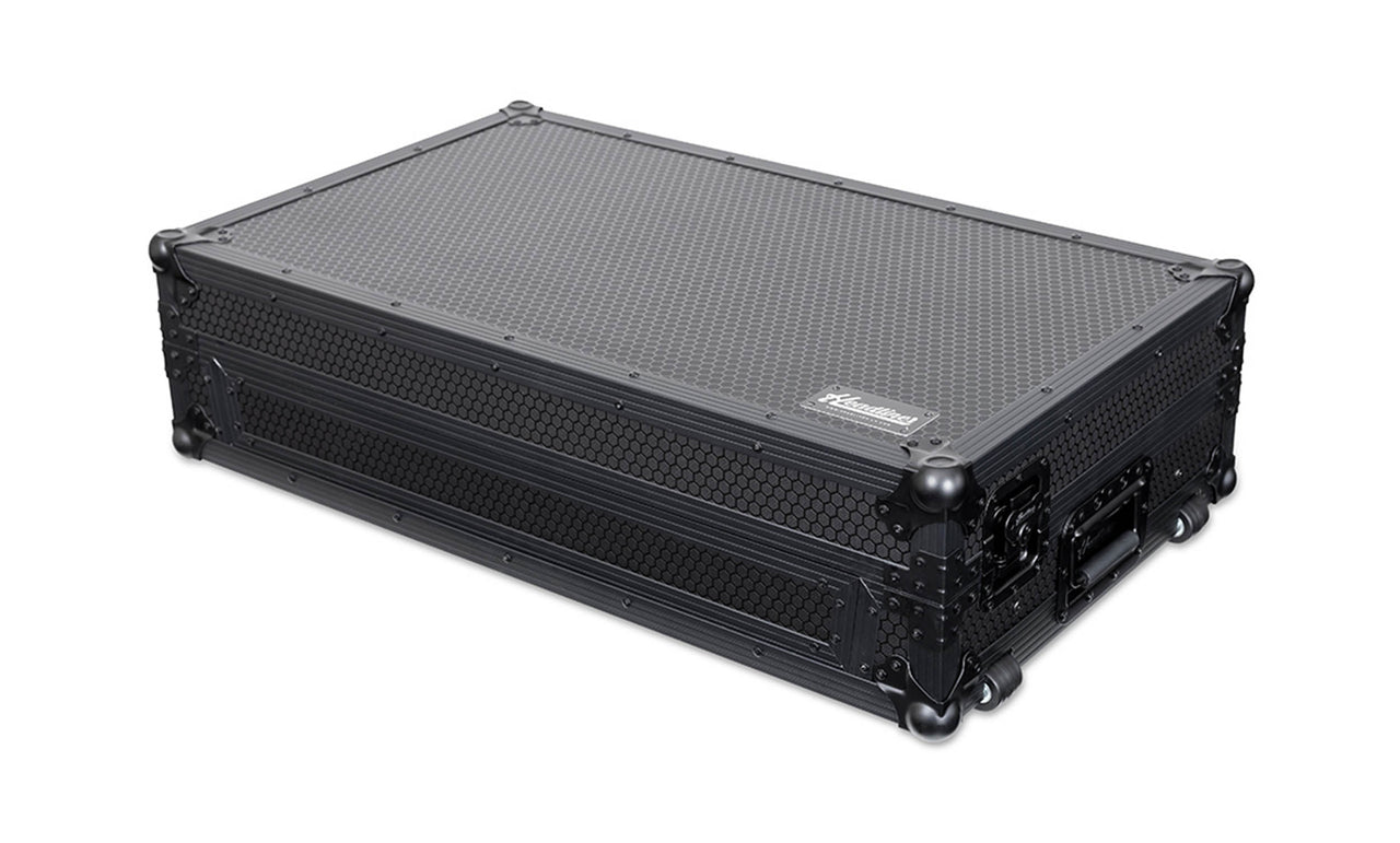 Headliner HL10016 Pitch Black Flight Case for Rane Four and Performer with Laptop Platform and Wheels