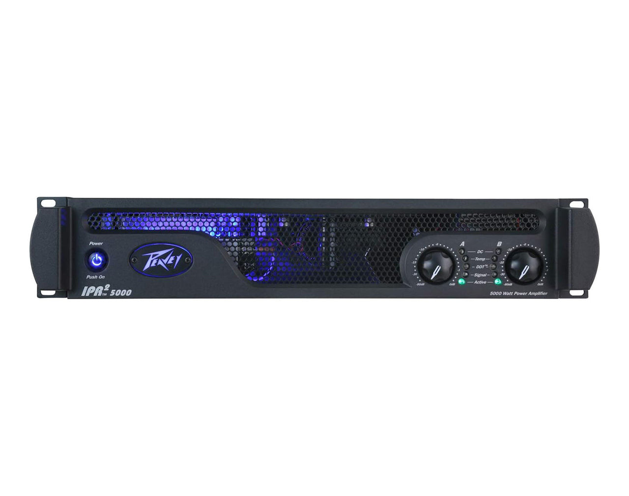 Peavey IPR2 5000 2-Channel Lightweight 5000W Power Amplifier +PVI100XLR Mic+2 Speaker Cables