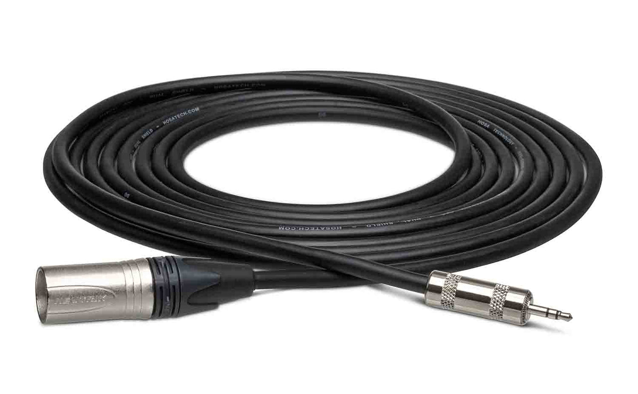 Hosa MMX-015, 3.5 mm TRS to Neutrik XLR3M Microphone Cable - 15 Feet