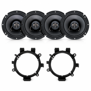 Cerwin Vega XED62 6.5” Front & Rear Speaker Harness Package Fit 1999-06 GM 4 Door