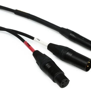 Mogami GOLD INSERT XLR-12 Gold Insert XLR Cable - 1/4-inch TRS Male to XLR Male/Female - 12 foot