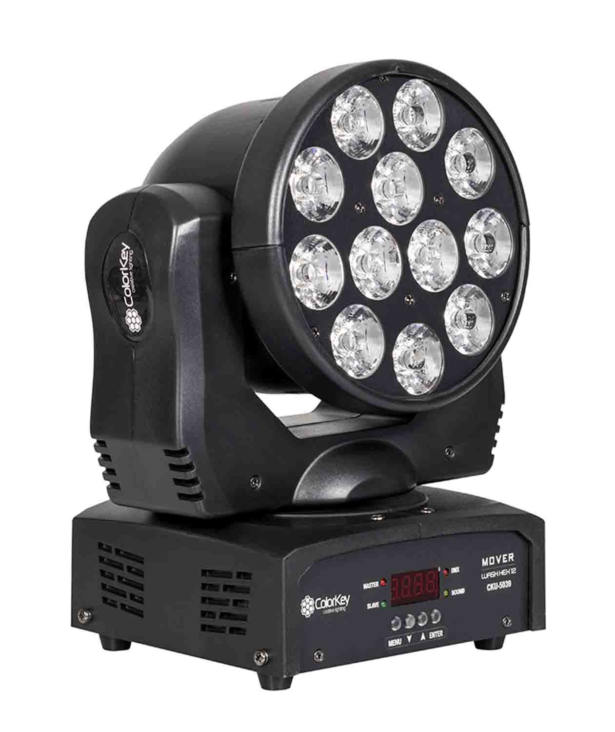 Colorkey CKU-5039 Mover Wash Hex 12, Moving Head Wash Light