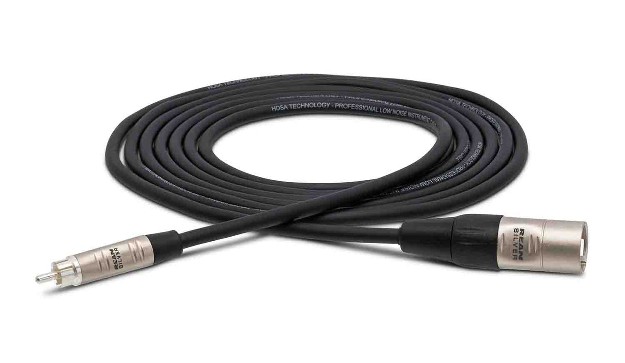 Hosa HRX-0, Unbalanced RCA Male to 3-Pin XLR Male Audio Cable