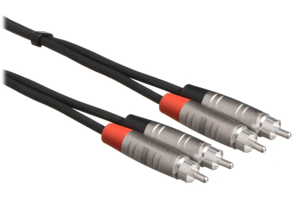 Hosa HRR-0, Dual REAN RCA to Dual REAN RCA Pro Stereo Interconnect Cable