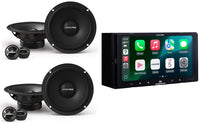 Thumbnail for Alpine iLX-W770 Receiver Wireless CarPlay & Android Auto + 2 Pair DM-65C-G 6.5