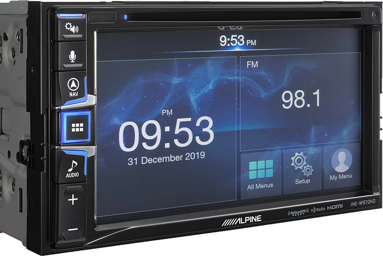 Alpine INE-W970HD 6.5" Navigation CD/DVD Receiver with Apple CarPlay and Android Auto