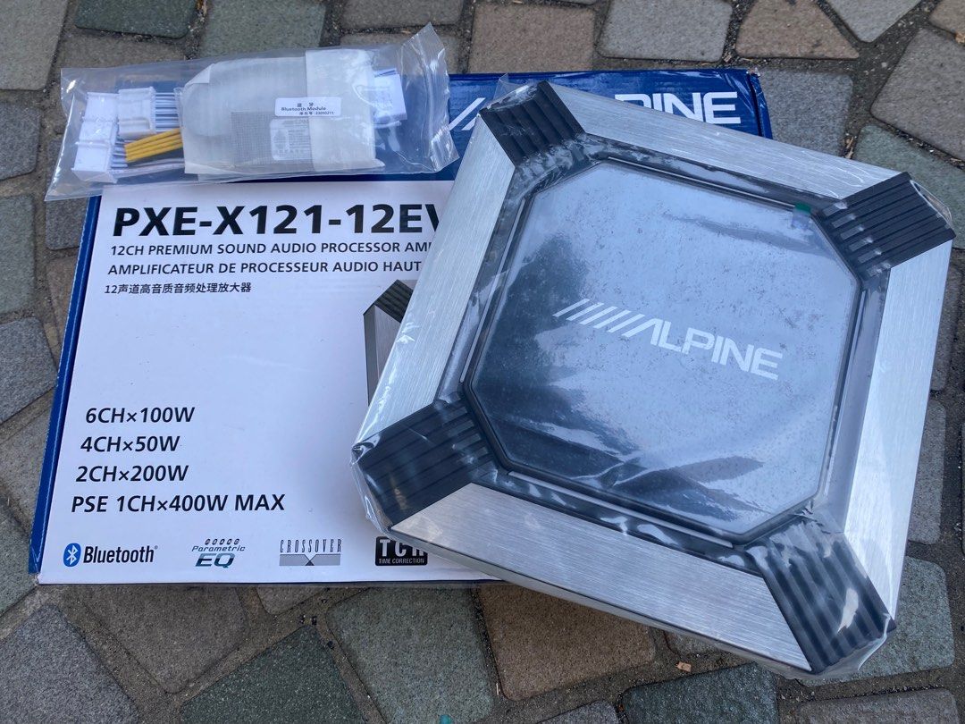 Alpine PXE-X121-12EV 12-Channel Hi-Res Digital Sound Processor and Amplifier