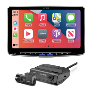 Alpine ILX-F511+DVR-C320R 11" Multimedia Receiver with Dash Camera Bundle