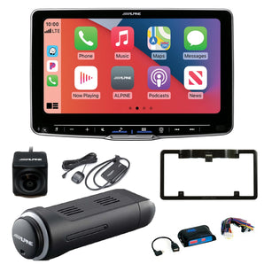 Alpine ILX-F509+SWI-CP5+SXV300v1+HCE-C1100+KTX-C10LP 9" Receiver Android CarPlay Interface Tuner Camera