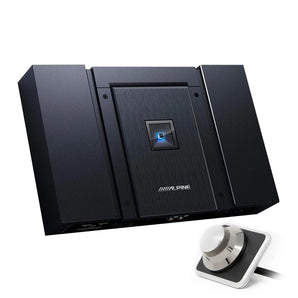 Alpine HDA-M80 800W Mono Subwoofer Amplifier + RUX-H01 Remote Bass Controller + Accessory Bundle