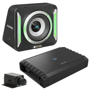 Alpine S2-A55V 5-Ch Amp + S2-SB12 12" Loaded Subwoofer + RUX-KNOB.2 + Accessory Bundle