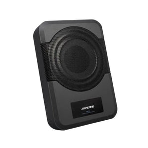 Alpine (2) PWE-S8 8" Powered Subwoofers + S2-A36F 4-Ch Amplifier + Accessory Bundle