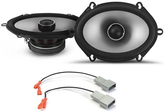 Alpine S2-S68 6x8" Front Speaker Fit 97-01 Mercury Mountaineer + Harness