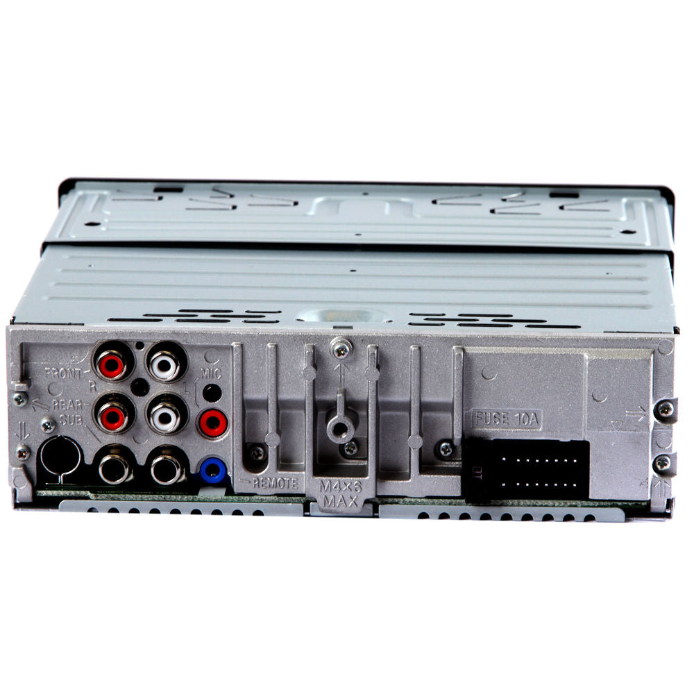 Alpine UTE-73B Single DIN Car Digital Media Stereo For 1995-2005 GM Vehicles & KIT10 Installation AMP Kit