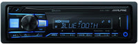 Thumbnail for Alpine UTE-73BT In-Dash Digital Media Receiver with Bluetooth & KIT10 Installation AMP Kit