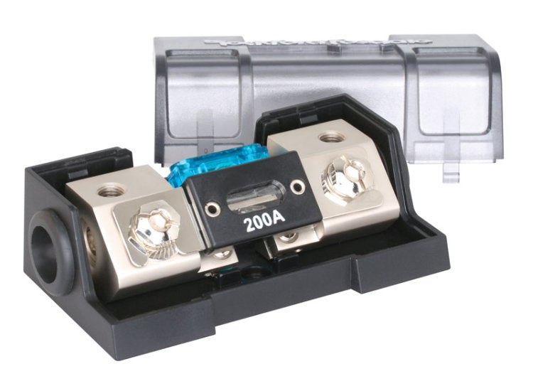 Rockford Fosgate RFFANL Inline ANL/Maxi Fuse Holder Accepts 1/0 AWG / 4 Awg Wire