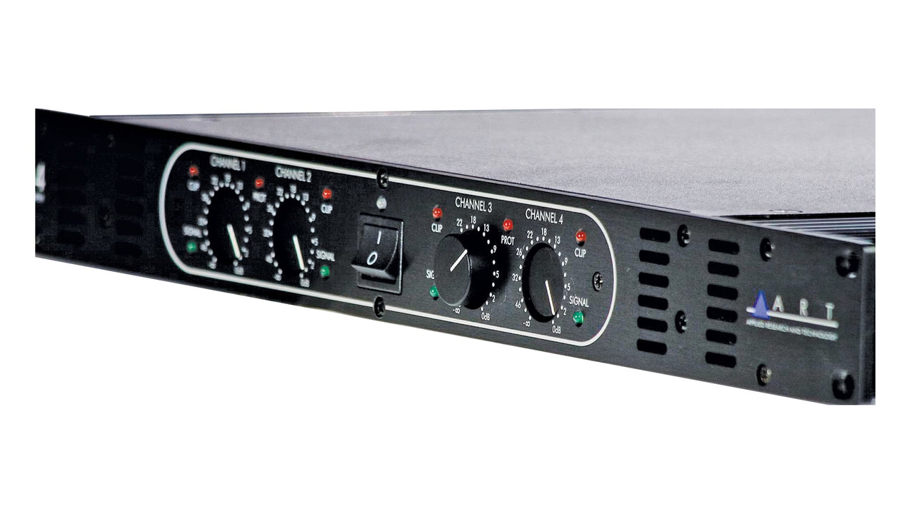 ART SLA-4 400W 4-Channel Studio Linear Power Amplifier (100W/Channel @ 8 Ohms)