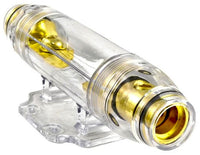 Thumbnail for Absolute ANH-2 0/2/4 Gauge AWG in-Line ANL Fuse Holder & 2 Gold Plated 60 Amp Fuse