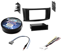 Thumbnail for AT Bundle115 Car Stereo Installation Kit Compatible with Nissan Sentra 2013 – 2016 In-Dash Mounting Kit, Antenna, and Harness for Double Din Radio Receivers