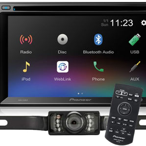 Pioneer AVH-241EX DVD Receiver with Rear View Backup Camera