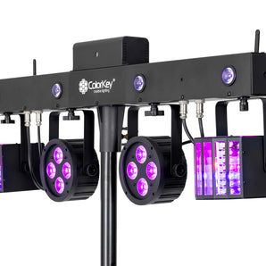Colorkey CKU-3070, Battery-Powered Lighting Bundle with Stand and Carrying Case