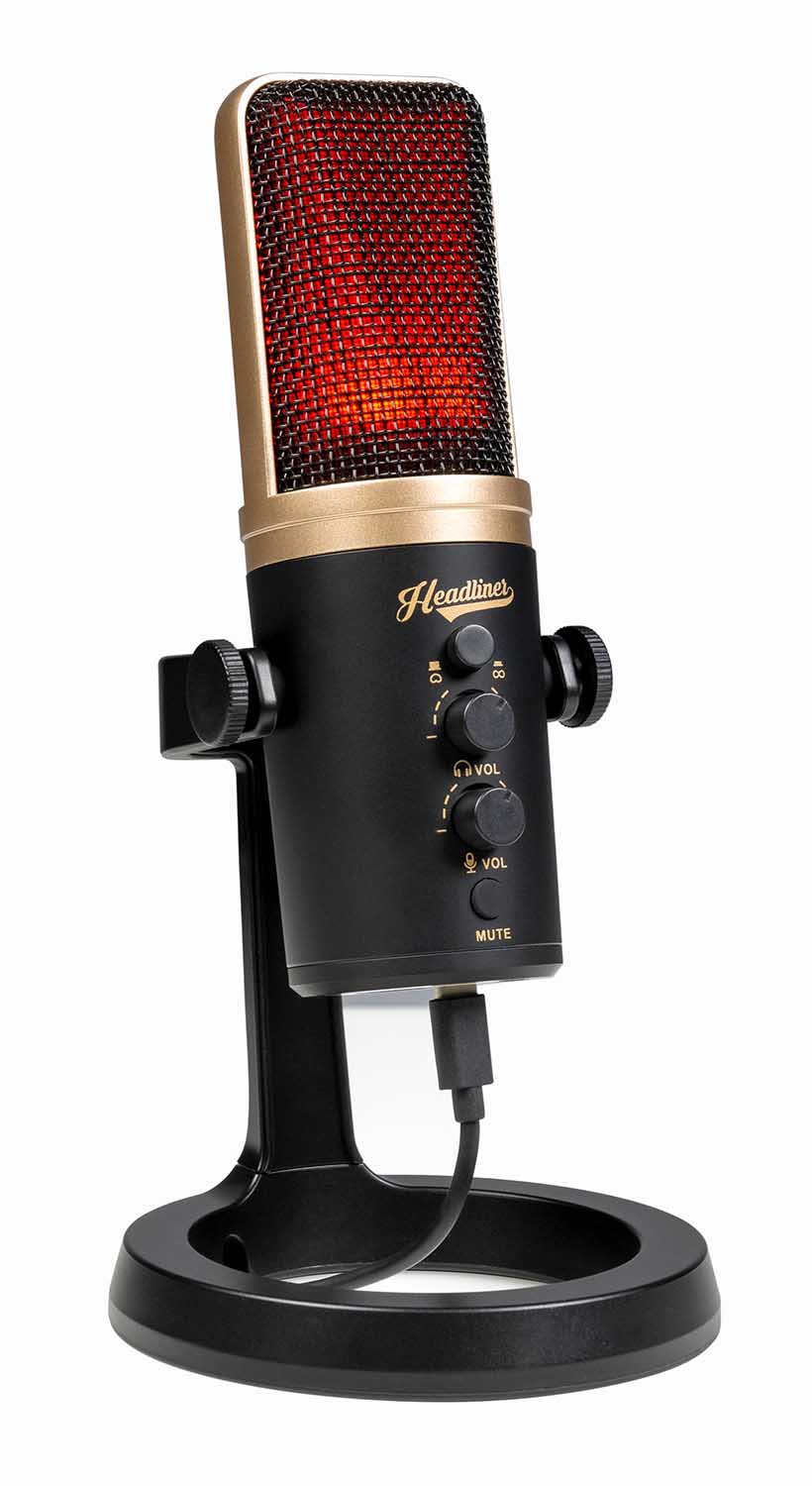 Headliner HL90510 Roxy Stereo USB Condenser Microphone - Podcast