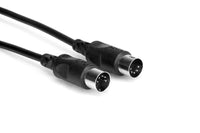 Thumbnail for Hosa MID-310BK MIDI Cable, 5-pin DIN to Same – 10 Feet