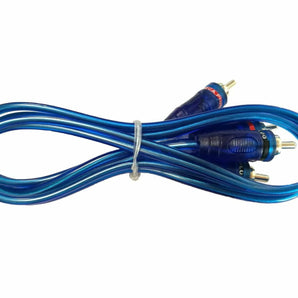 MK Audio 15' RCA Stereo Plug Cable 2 Male to 2 Male Car Stereo Marine Home Audio