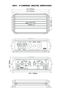 Thumbnail for Cerwin Vega B54 Stealth Bomber 4-Channel Class-D Full Range Amplifier