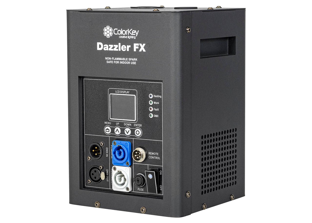 ColorKey CKU-7700 Dazzler FX Cold Spark Machine - Black