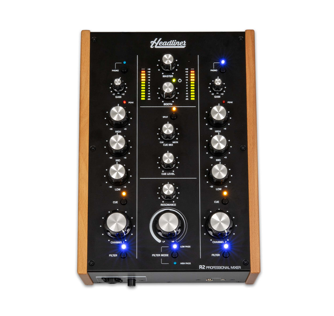 Headliner HL90100 R2- 2 Channel Rotary DJ Mixer