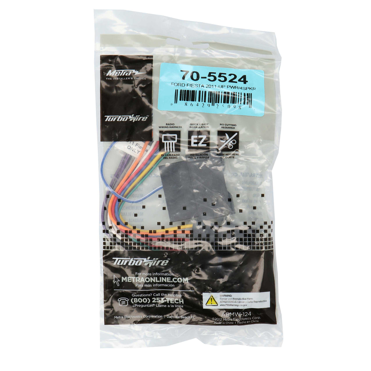 Metra 70-5524 Radio Replacement Harness Compatible Fits Ford 2011-2019