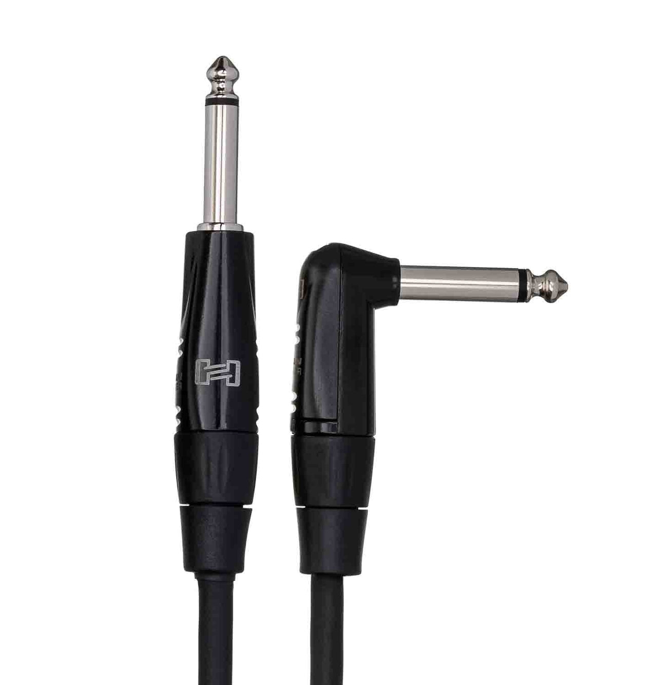 Hosa HGTR-015R, Straight to Right Angle Pro Guitar Cable - 15 Feet