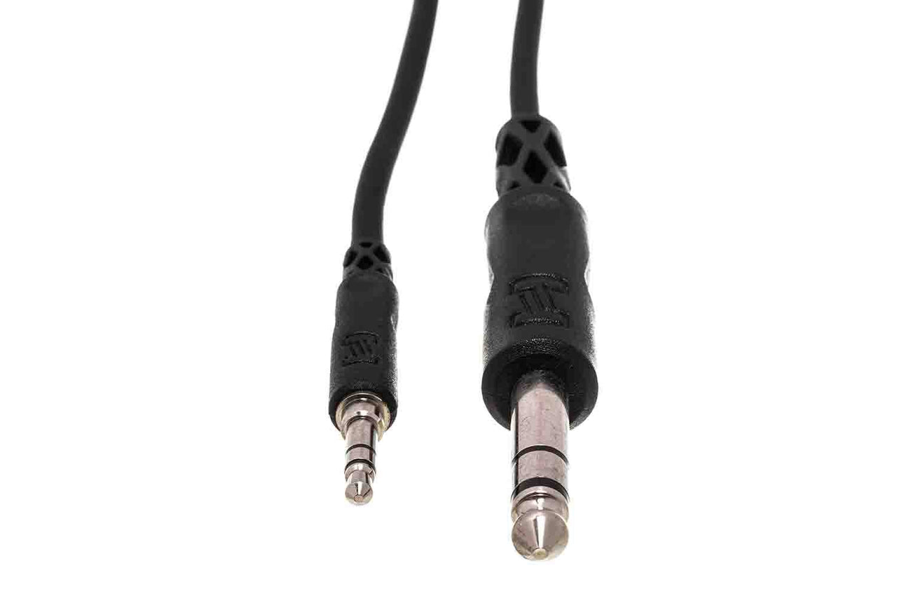 Hosa CMS-105 Stereo Interconnect 3.5 mm TRS to 1/4 in TRS – 5 Feet