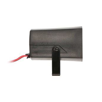  Install Bay IBSIRENM6 Mini PIEZO Siren 6 Tone in black with a sleek design, perfect for alarms and notifications.
