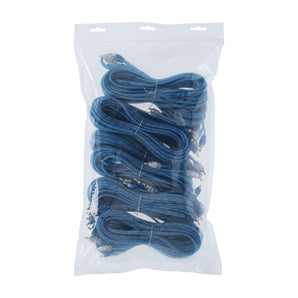 Raptor R2R20-10 10 Pack RCA 2-Channel R2 Audio Cable - Bulk Series 20 Feet