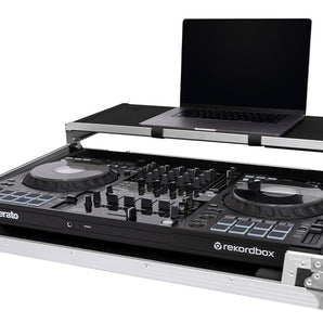 Headliner HL10011 Flight Case for DDJ-FLX10 with Laptop Platform and Wheels