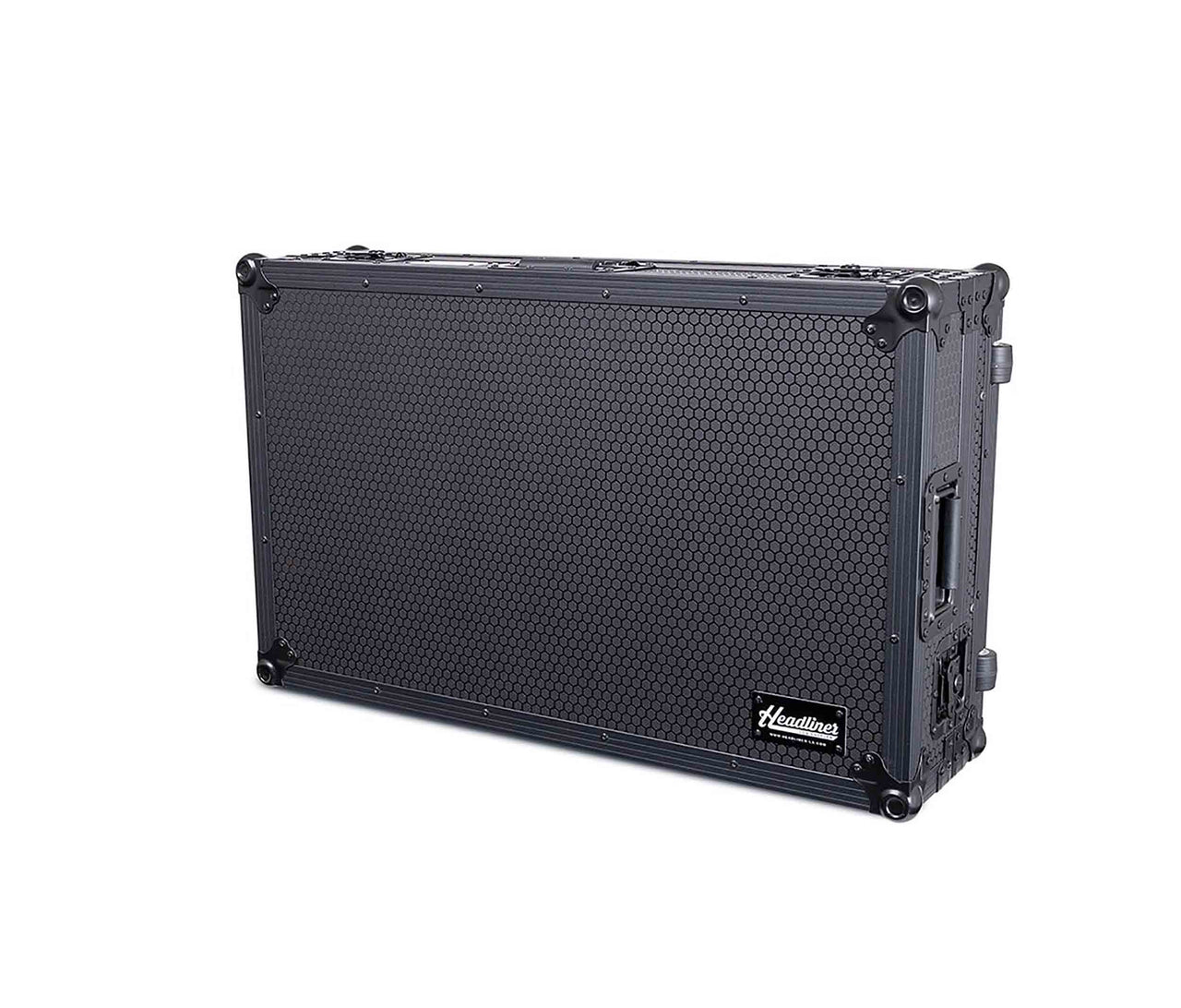 Headliner HL10021, Flight Case with Laptop Platform and Wheels for Pioneer DJ DDJ-REV7 - Pitch Black