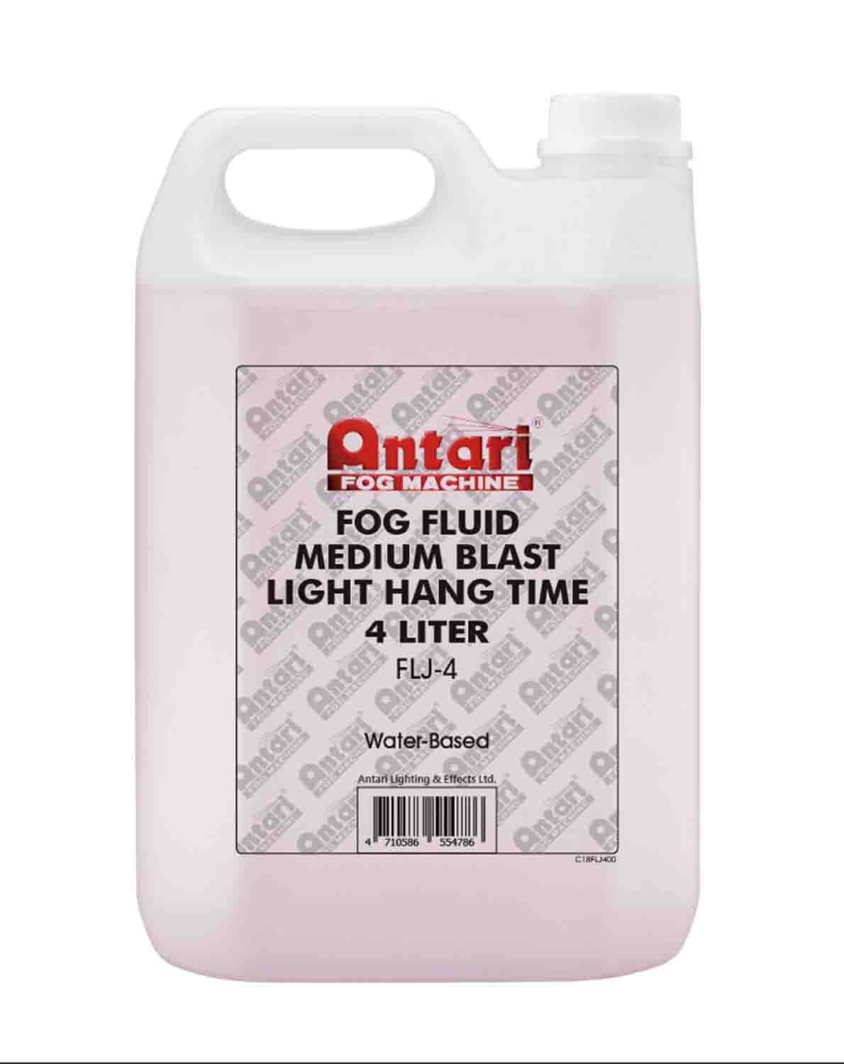 Antari FLJ-4 Light Hang Time Fog Fluid - 4L Bottle