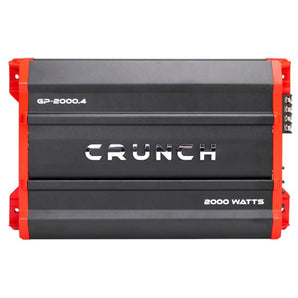 Crunch GP-2000.4 2000W RMS Class AB Ground Pounder Series 4 Channel Car Amplifier